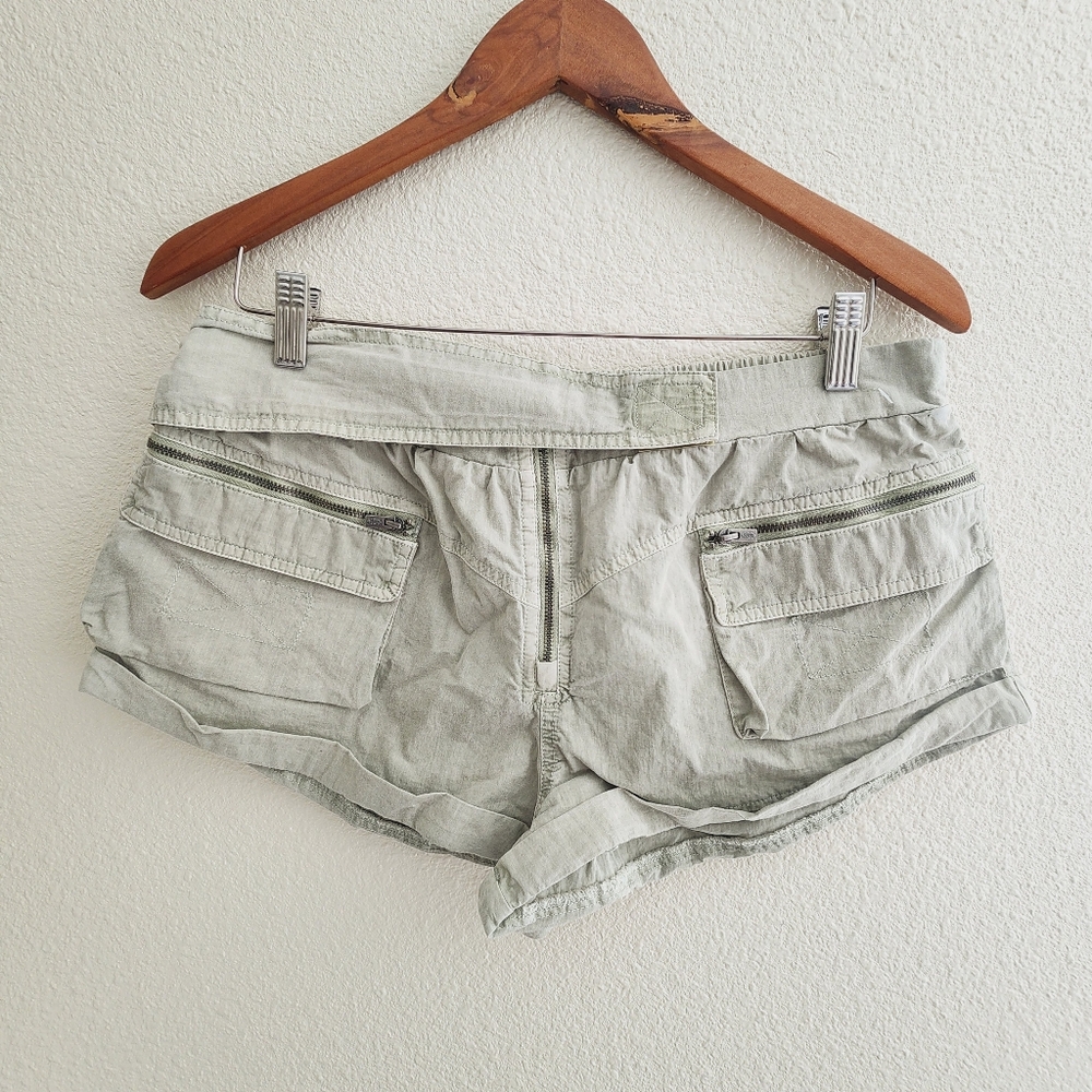 Free People Movement In The Lead Shorts Palm Branch Green Medium